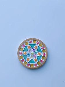 【SG Stock】DIY Mosaic Coaster Children Creative handmade Art crafts Set Goodie Children Day Gift