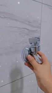 Suction Cup Shower Head Holder 30kg Bearing Bathroom Universal Adjustable Rak Kepala Pancuran