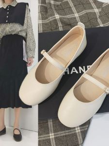 New Chinese Style Flat Bottom Womens Shoes round Toe Slip-On Hanfu Shoes Spring Summer New Model Flat Heel Fashion Loafers