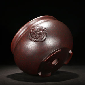 Flower Pot Ceramic Large Size Big Sale Stylish Creative Purple Sand Pot Succulent Bonsai High Pot Green Radish Simple and Exquisite