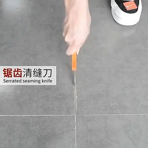 5Pcs Ceramic Tile Gap Cleaning Tools with Blades Wall Floor Tile Gap Grout Remover Mortar Cleaning Scraper
