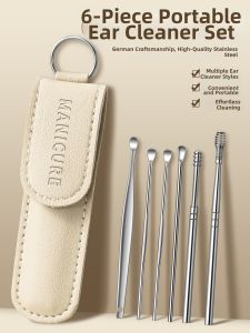 BAKULI | Ear Cleaning Tool Set - Spiral Ear Scoop