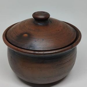 Kendil Bubur Tanah Liat Gerabah Diameter 16 cm - 900ml Tempat Wadah Bubur Kendil Ari Ari Bayi Panci Mini Kecil Tempat Kuah Sambal Saos