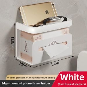 DIHUANTUO | Wall Mounted Drill-free Bathroom Paper Towel Dispenser
