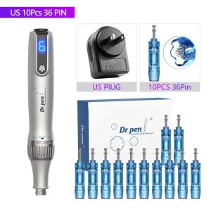 Authentic Dr. Pen M8S Micro Skin Pen With 12 PCS 0.25mm Needles Electric Wireless Derma Pens Home Use Face Body Skin Care Kit