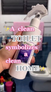 🇸🇬 Theo10 Toilet Spray | Non Toxic Anti Bacteria Fungal Virus For Bathroom Toilet Bowl Sink Mirror Surface Cleaner Cleaning Agent Disinfect Deodorizer Purifier Household Office Home Clean Lavender Essential Oil Kids Pet Sensitive Skin Friendly Safe Tool