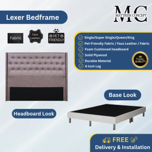 Mattress Concept Lexer Divan Bedframe Pet Friendly Fabric/Faux Leather/Fabric All Size Available