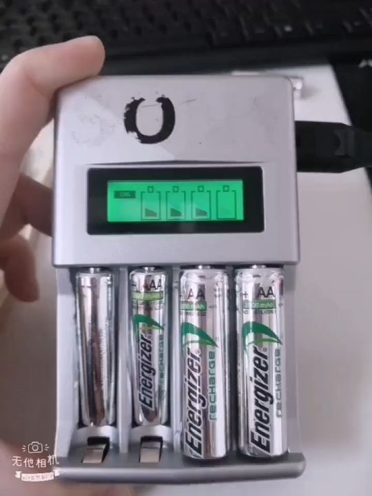 Energizer AA/AAA NiMh Rechargeable Batteries With 4 Slots LCD Display Smart Battery Charger UK