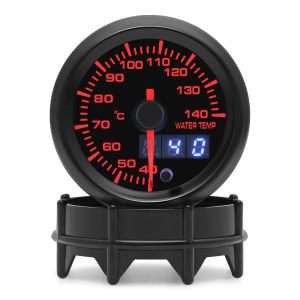 RYSJM | 2" 52mm 7 Colors LED Backlight Display Water Temperature Voltmeter Oil Temp Oil Press Gauge Meter Car Gauge +Gauge Pods