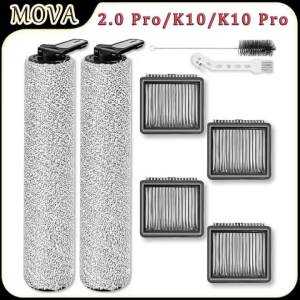 For Dreame MOVA 2.0 Pro/K10/K10 Pro Dry Wet Wireless Vacuum Cleaner Accessories Roller Brushes Filters Replacement Parts