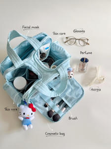 Large Capacity Portable Travel Cosmetic Bag Womens New 2025 High End Waterproof Handheld Storage Bag for Toiletries And Makeup