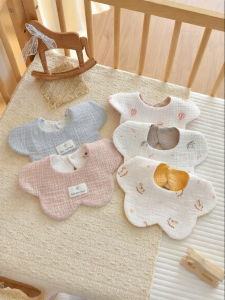 XIAOGUDUN | Cotton Newborn Spit-Up Protection Bibs