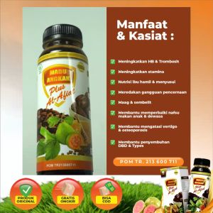 Madu Angkak Plus Alafiat 250 ml | Madu Angkak Asli & Berkualitas