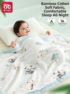 AIBEIDILA | Infant and Toddler Summer Lightweight Bamboo Cotton Bath Towel Blanket