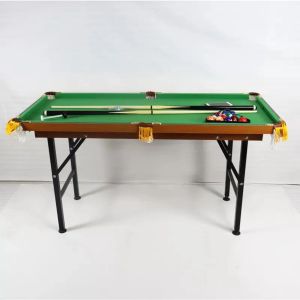 [Cỡ Lớn Nhất Dài 1.4m] Bàn Bida Gỗ Loại To Nhất 140x64x82cm Bàn Bi A Trẻ Em Và Người Lớn Cỡ Đại BiDa 6 Lỗ Size Khủng