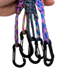 Seven Core Umbrella Rope Hand Woven Water Bottle Buckle Outdoor Hiking Keychain Hook Bracelet Rope Buckle