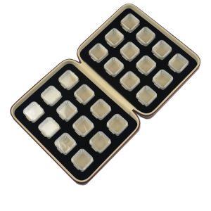 Lianshishang Transparent Loose Diamond Box Stone High Elastic Film Square Box Chip Silicon Wafer Display Box Portable Zipper Bag