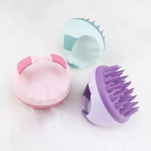 Silicone Shampoo Brush for Kid Scalp Scrubber with Soft Silicone Bristles Brushes Kid Bathing Brushes