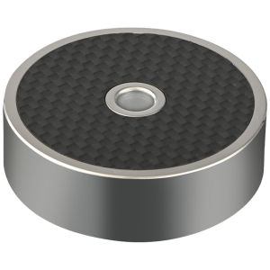 [Vktech] LP Vinyl Record Player Disc Turntable Stabilizer 304 Stainless Steel/Carbon Fiber Record Weight Stabilizer for Vibration Balanced
