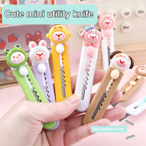 ✨Xinder✨ Cute Mini Utility Knife School office Stationery Craft Paper Cutter Student Art Supplies Tool