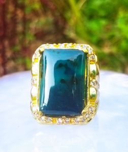 Cincin Batu Bacan Kotak Natural (High Quality) NON COD