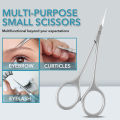 Stainless Steel Cuticle Scissors Dead Skin Remover For Nails Art Clippers Russian Nail Scissors Manicure Curved Tip Scissor. 