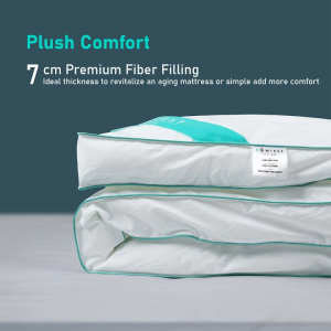 Homiest Microtouch Fiber Mattress Topper / Topper Protector Soft / Mattress Protector Pad / Queen / King