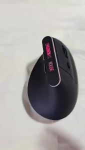 kebidumei | KEBIDUMEI RGB Vertical Mouse Bluetooth Wireless Mouse 1600DPI 6 Button Gaming Mice USB Receive Rechargeable Computer Accessories