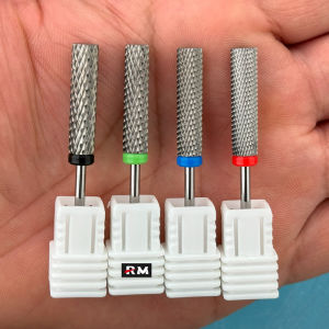 Thép vonfram làm móng tay năm trong một chất lượng cao đầu mài 24mm Phiên Bản mở rộng hình trụ hình nón đánh bóng móng tay đầu 2.35 Máy Làm Móng Tay Mũi khoan loại bỏ da chết móng tay