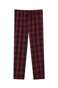 Mens Autumn/Winter Pajama Pants Flannel Plaid Casual Comfy with Pocket Stretchy Elastic Waistband Mans Pajamas Bottoms