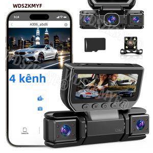 Camera Hành Trình Ô Tô 4 Camera 360 Độ Ghi Hình 1080P Tích Hợp WiFi Camera Trước Phải Trái Sau Giám Sát Đỗ Xe 24/7