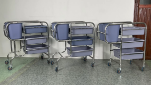 รถเข็นครัว รถเข็นเก็บของ รถเข็นอเนกประสงค์สำหรับร้านอาหาร รถเข็นเก็บอาหารแบบสเตนเลสสตีล รถเข็นเก็บจาน เก็บเศษอาหาร รถเคลียร์จาน