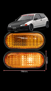 ไฟเลี้ยวแก้มข้าง HONDA Civic EG(ORANGE)