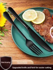 plys | 304 Stainless Steel Luxury Steak Knife and Fork Set