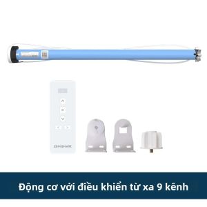 Motor Rèm Cuốn Zemismart Matter Over WiFi 2N Ống 37-38mm Tương Thích Homekit Google Home Alexa Điều Khiển Cửa Cuốn Thông Minh