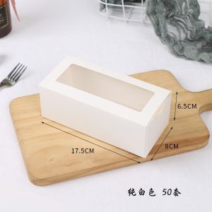 มินิผ้าเช็ดตัวม้วนเค้กพัฟ Pastry Snowy Skin Lady แซนวิชบิสกิตกล่องบรรจุภัณฑ์ยอดนิยมขนมกล่องบรรจุภัณฑ์สําหรับอุปกรณ์เบเกอรี่