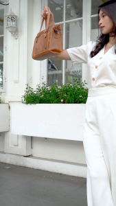 Alona Leather Jakarta - Althea Minibag Tas Wanita Kulit Sapi Asli Mini Tote Bag Full Grain