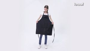 Adjustable Bib Apron Thicker Version Waterdrop Resistant with 2 Pockets Cooking Kitchen Aprons for Women Men Cleaning