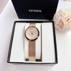 Đồng Hồ Nữ Citizen EM0643-50X Eco-Drive Size 32 Ambilun Tông Rose Gold
