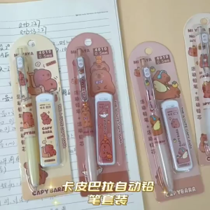 Capybara Propelling Pencil Cute Mechanical Pencil 0.5mm Constantly Pencil Refill Pencil Creative STATIONERY