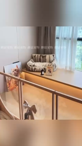 (SG INSTOCK) 10 panels 90cm Height Acrylic wooden Playpen/cage for dogs/rabbit/kitten/guinea pig/chinchilla with gate