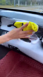 1-4 Bottles Car Interior Cleaner with Towel Pembersih Kereta Dalaman Dashboard Cushion Leather Seat Foam Spray - Remove Dirt Easily - Powerful Cleaning