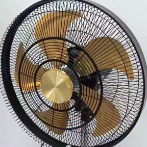 18 inch Industrial Electric Fan Heavy Duty Aluminium 5 Blades Stand Fan 5 Speed Adjustable High Wind for Home Bedroom Workshop