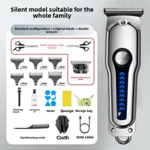 MONLEYTA | German Electric Hair Clipper Professional Carving Self-Haircut Shaver Bald Head Tool Barber Shop Home Use Hair Trimmer
