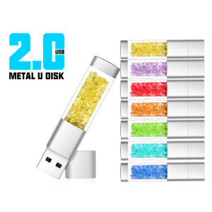 Jaster | Purple Crystal USB Flash Drive 128GB High-speed Memory Stick Blue USB Drive 64GB 32GB for mobile phone and computer photography