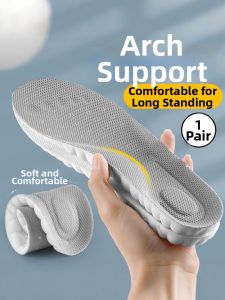 ZHIHAOEN | Shoe Insoles Anti-fatigue Shock Absorption Arch Support Moisture Wicking