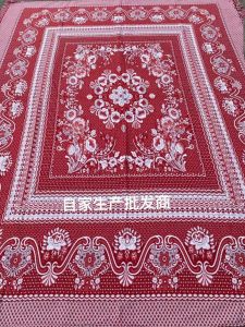 ผ้าห่มถักผ้าฝ้ายแท้เตียงเดี่ยวเตียงคู่ผ้าขนหนูโซฟาหนาผ้าห่มทาทามิแบบสบายๆเส้นใยไม้ไผ่อบอุ่นฤดูร้อนลายดอกไม้