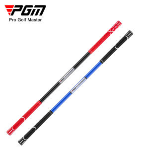PGM portable golf swing trainer golf driver wood club warm up practice impact stick with fast and slow double training modes suitable for over the age of 12 kid women men HGB013