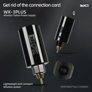 WX-3 Plus Ring Switch Tattoo Power Supply Set Type-c Fast Charging Port 1450mAh Rechargeable Battery For Long Time Use