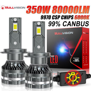 Dualvision H4 LED H7 Canbus Car Headlight H8 H9 H11 H1 9005 HB3 9006 HB4 Auto LED Lamp Fog Bulb CSP Chip 350W 80000LM 6000K 12V